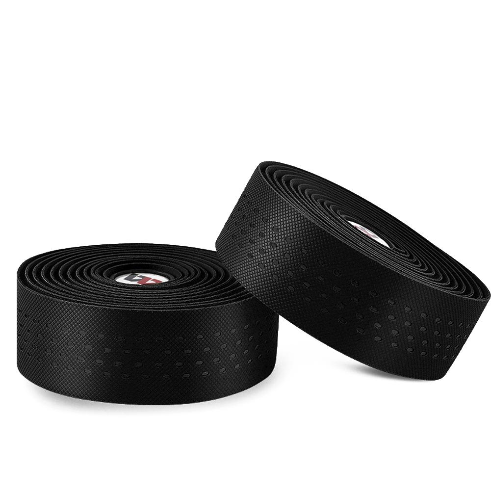 Enveloppe de Poignée de Vélo, 1 Paire PU+EVA Ruban de Guidon Respirant pour Vélos de Route Vélos pour Vélo Bar Ruban de Vélo Accessoire de Cyclisme Noir