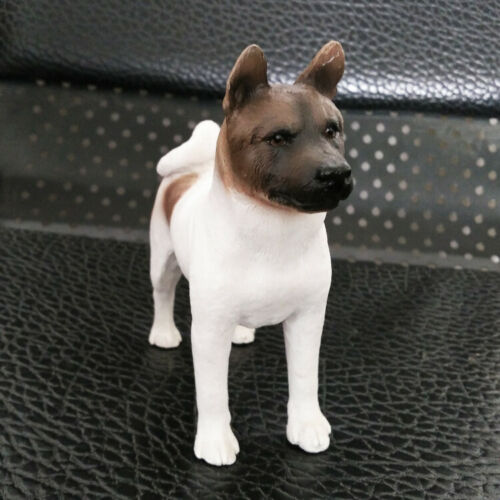 Jjm japansk akita hund husdjur figur canidae djur samlare bil dekoration leksak pvc modell pedagogisk för barn vuxna barngåva