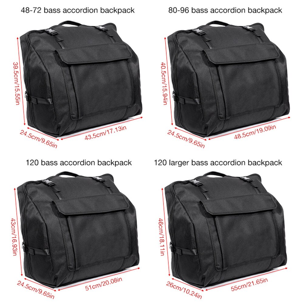 Sac de rangement pour accordéon, sac de rangement pour instruments de clavier, accessoires pour Piano basse 48/60/72/80/96/120