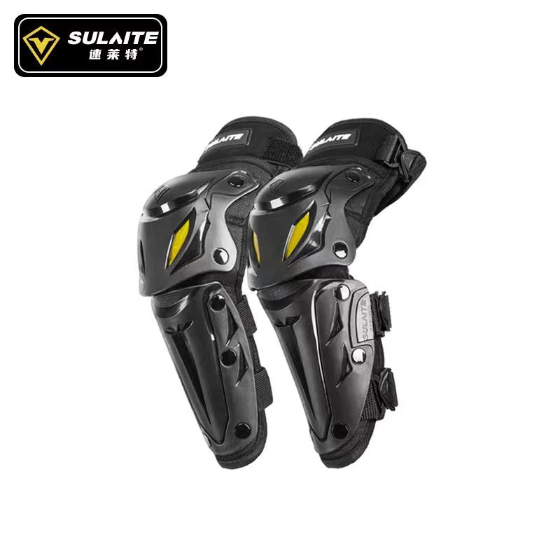 Ginocchiere per Moto ginocchiere e parastinchi regolabili per adulti, protezioni per le ginocchia equipaggiamento protettivo per ATV Moto Skateboard Skating: Army Green