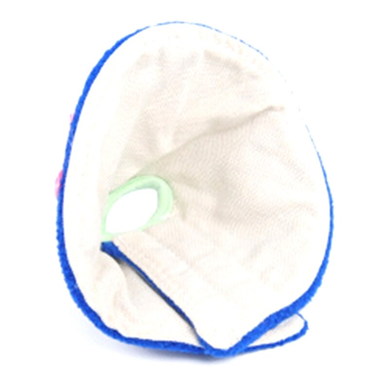 2 uds. Capa de Peto de loro con círculo isabelino para pájaros Collar de protección contra mordeduras y pecas azul
