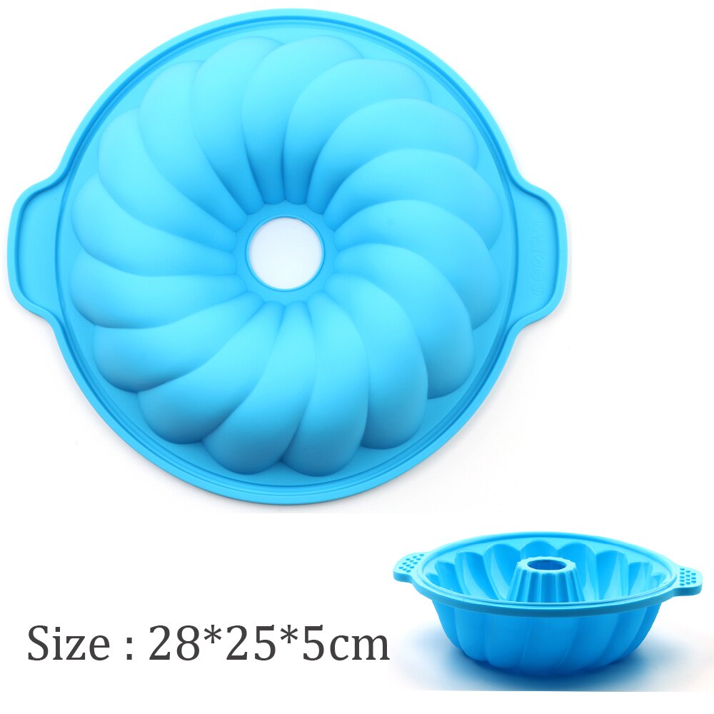 Siliconen bakvorm bakvormen mallen voor cake koekjes fondant snoep siliconen bakvorm 3d diy mallen goede bakvorm 8-10 inch bakvorm