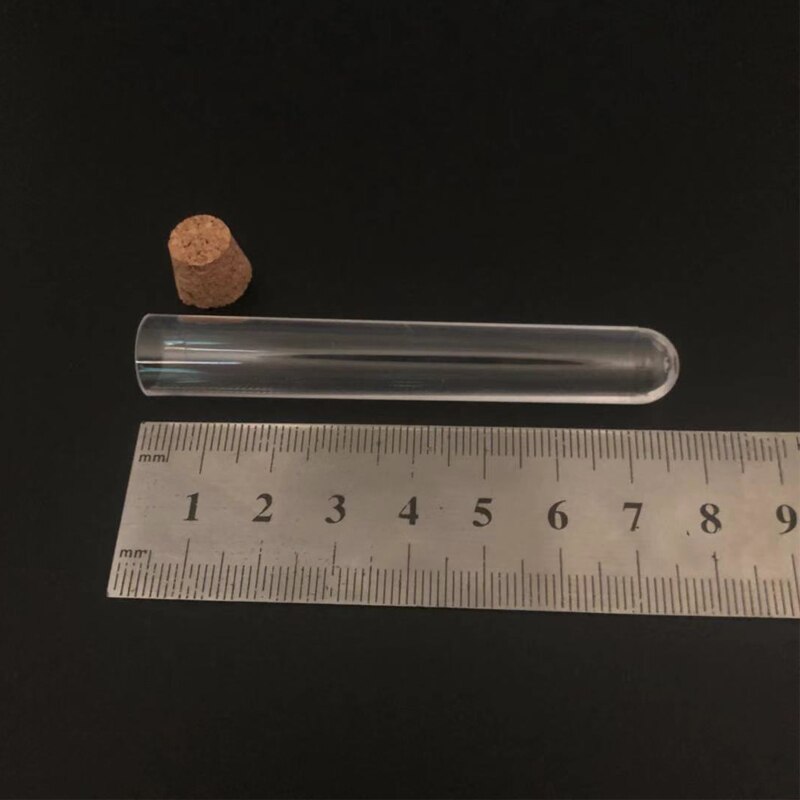 400 pieces/lot 12*75 Plastic Test Tube with cork R... – Vicedeal