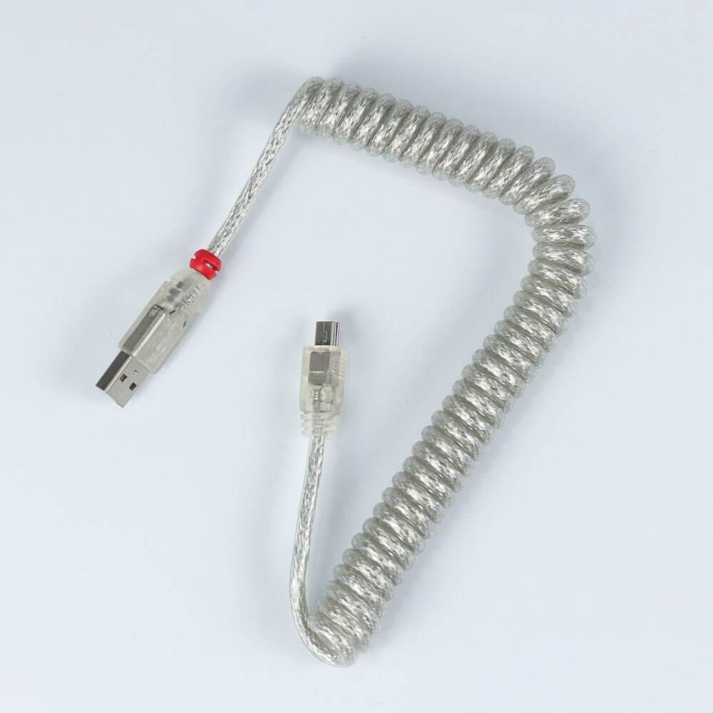 LINDY USB Coiled Cable wire Mechanical Keyboard US... – Grandado