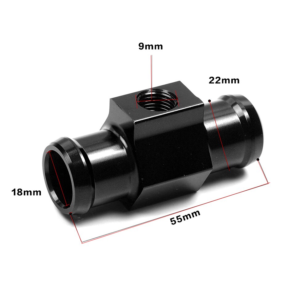 KOSO-medidor Digital Mini 3 en 1 con pantalla LED, voltímetro, termómetro, temperatura del agua, Universal, para motocicleta: 22mm
