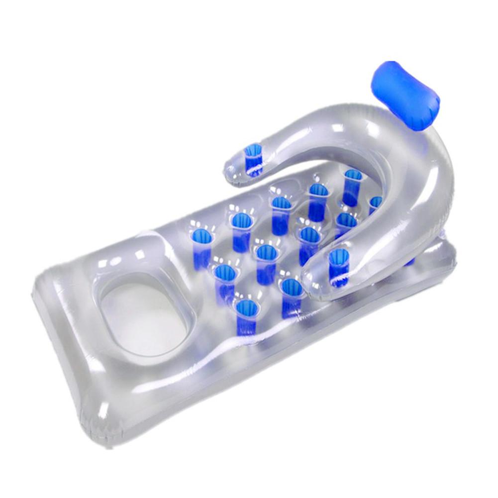 Meerdere Purpose Pvc Opblaasbaar Zwembad Float Lounge Stoel Drijvende Rij Zomer Water Speelgoed Voor Kinderen Volwassenen