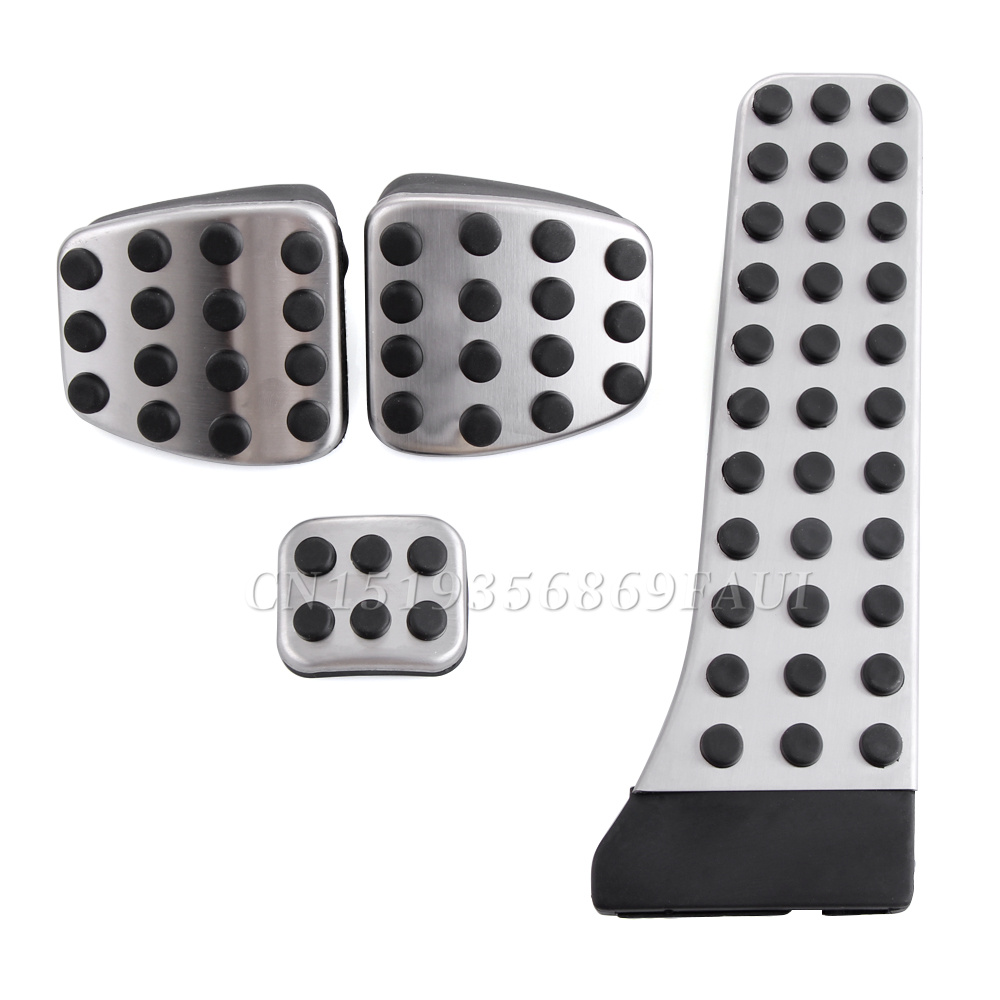 Stainless steel pedal for Mercedes Benz C E S GLK SLK CLS SL-Class W203 W204 W211 W212 W210 W205 accelerator brake footrest pad