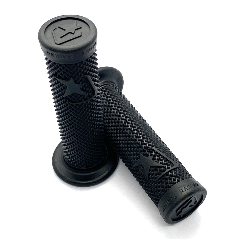 Maniglie di alta qualità Manubrio moto 7/8 '' 22MM Manopole moto universali in gomma Accessori per la modifica Design antiscivolo: Cachi