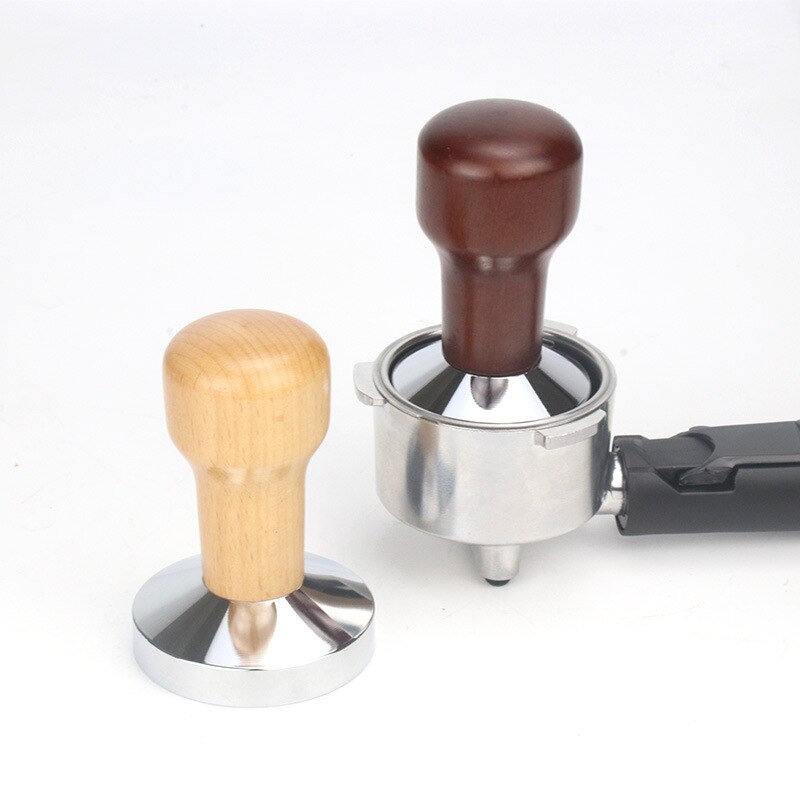 Tamper à café en acier inoxydable avec poignée pour café italien