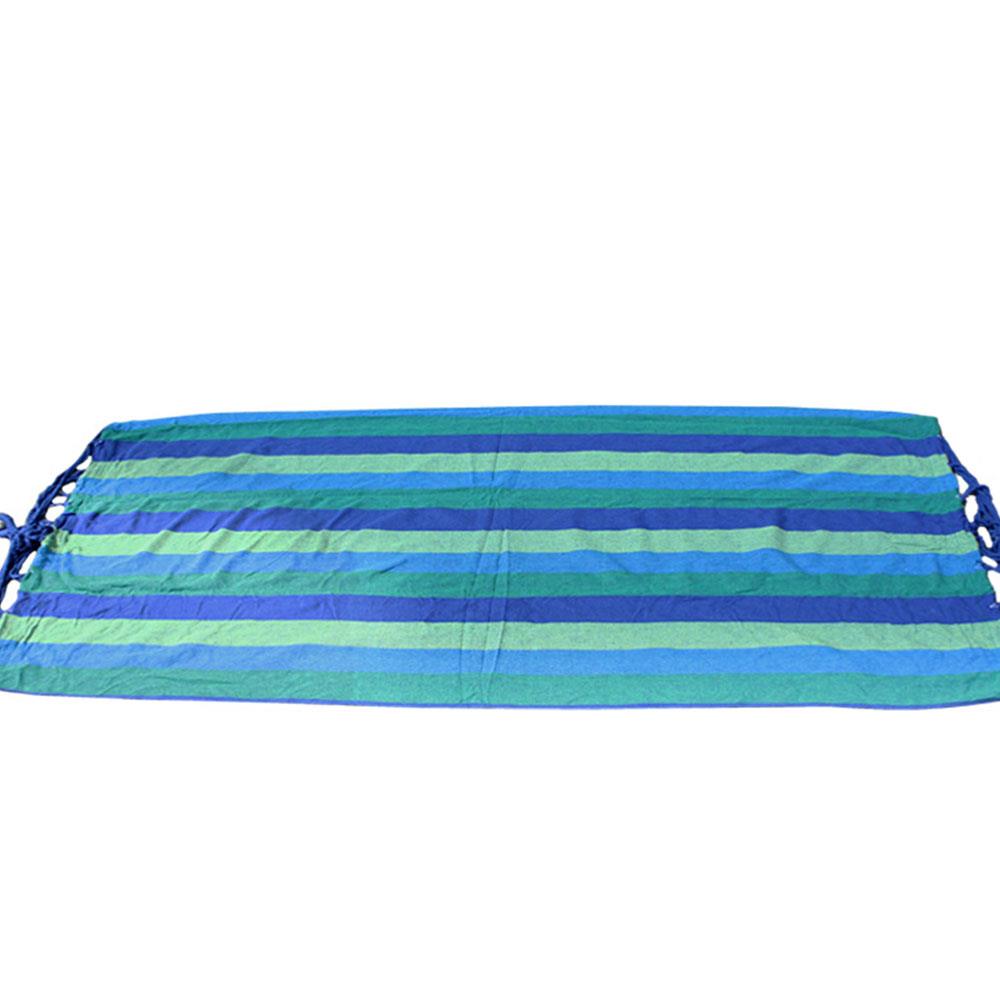 1-2 person lærred udforske hængende seng stærk hængende hængekøje picnic hængekøje svingtelt udendørs fritidsvandring: Blå