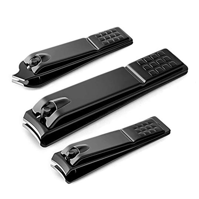 3Pcs Nagelknipper Set Rvs Nail Cippers Slant Rand Teennagel Clipper EIG88
