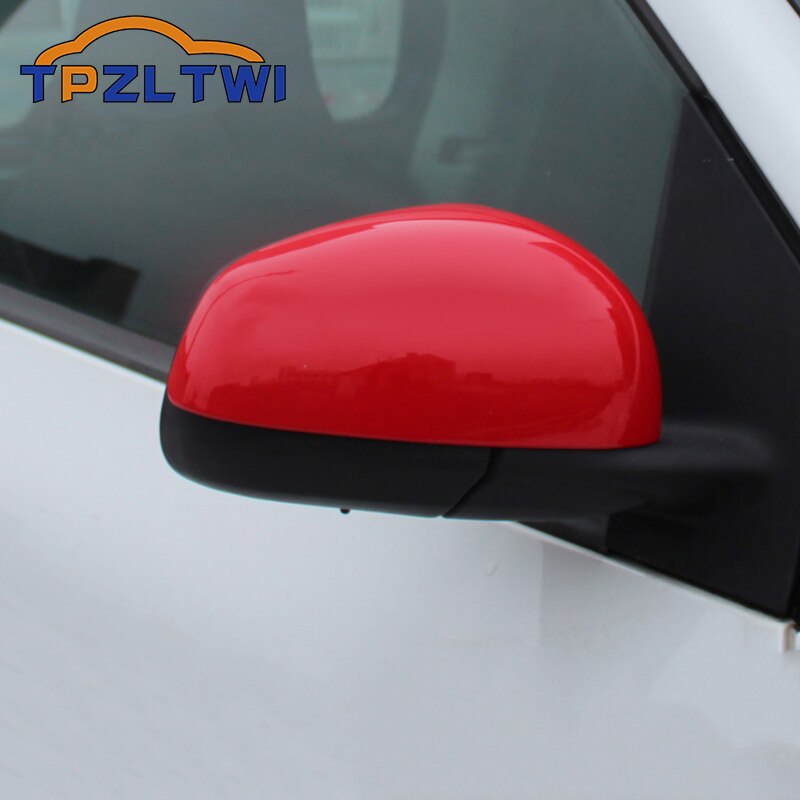 Cubierta de espejo lateral de fibra de carbono, accesorios de estilo de coche para Smart 453 Forfour Fortwo