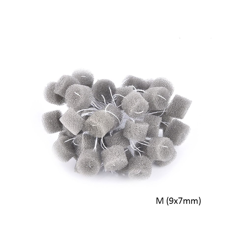 Almohadillas de impresión para los oídos, almohadillas de espuma otobloqueo para los oídos, 50 piezas: Gray  Dia. 9x7 mm