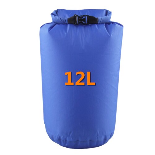 6l/12l sports vandtæt opbevaring tør taske pose flydende dykning camping svømning drifting kompression tasker 5 farver: Blå 12l