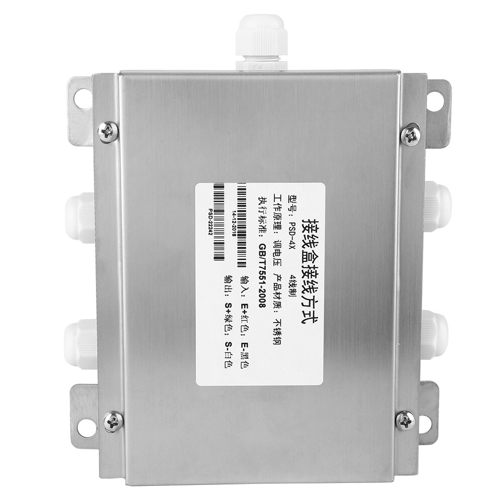 1Pcs Stainless Steel Junction Box Weighing Sensor 4 Wire Analog Digital Junction Box Four-Wire Junction Box