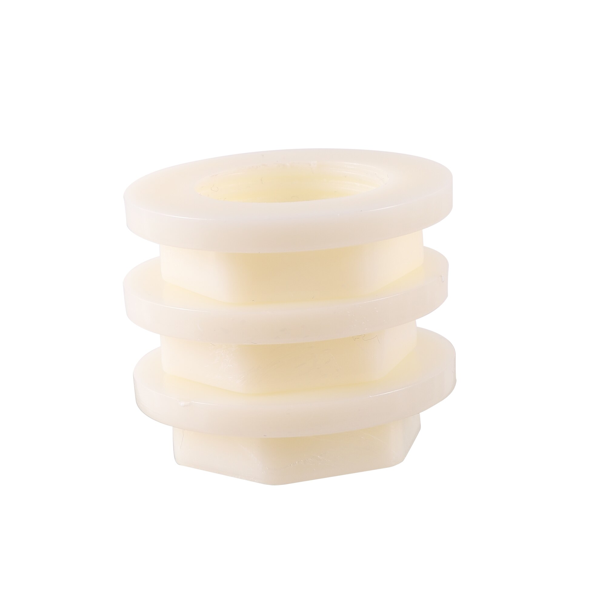 Plastic Water Tank Fittings Garden Irrigation Connector 1/2" Female Thread Locked Screw Nut Bathroom Aquarium Faucet Joint 5Pcs