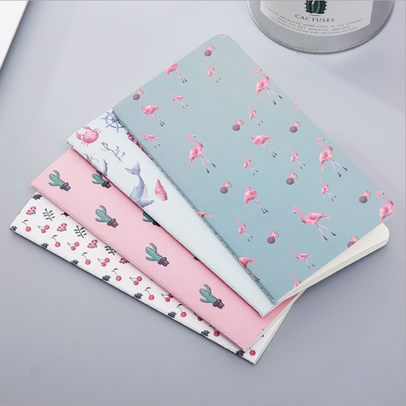 1book Cactus Flamingo Cherry Planner Notebook To Do List School Office Supply Student Stationery Notepad