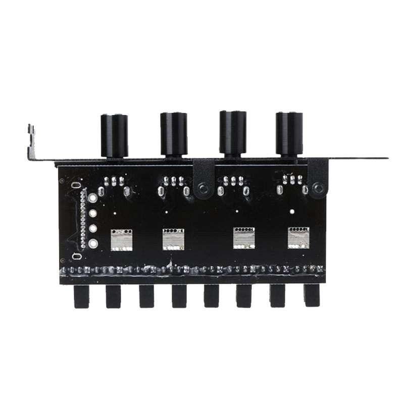 Computer PC 6 Kanal 8 Weg 4 Stift PWM 3 Stift Fan Geschwindigkeit Regler PCI Abdeckung, 12V Temperatur Kontrolle für CPU fallen Lüfter Kühler