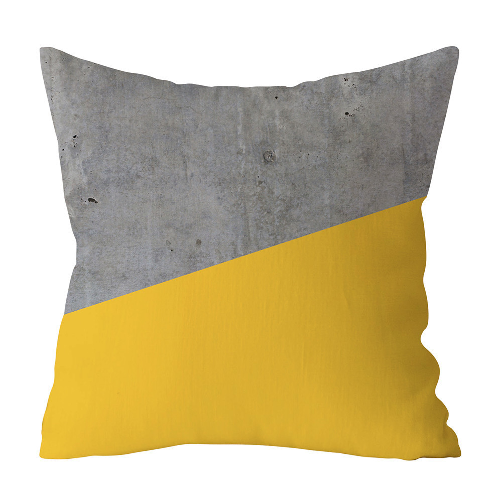 Geel Polyester Geometrische Kussen Ananas Kussen Decoratieve Kussen Voor Sofa Diy Gedrukt Kussen Seat Stoel Kussen