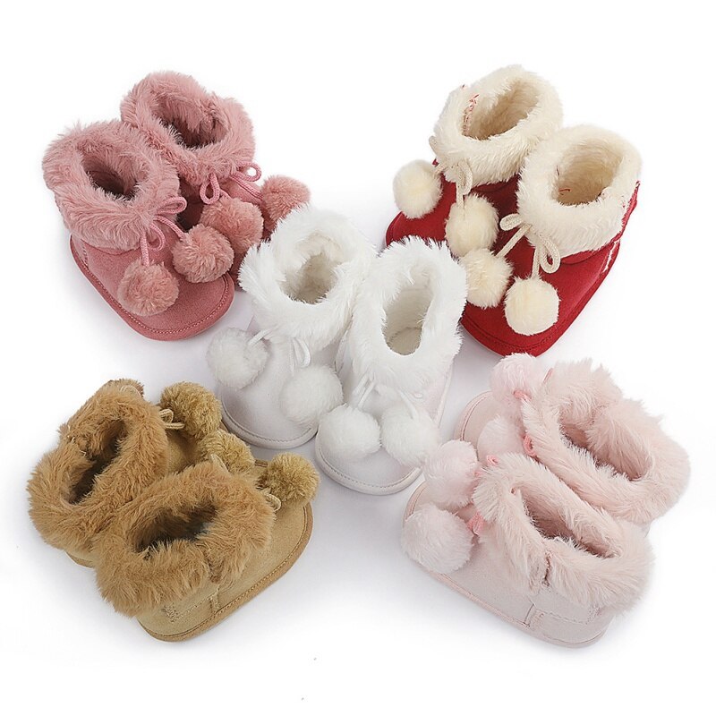 Winter Warm Boot Baby Jongen Meisje Katoenen Schoenen Casual Babyschoenen Boot Leuke Antislip Zachte Tong Schoenen Baby toodler Schoeisel