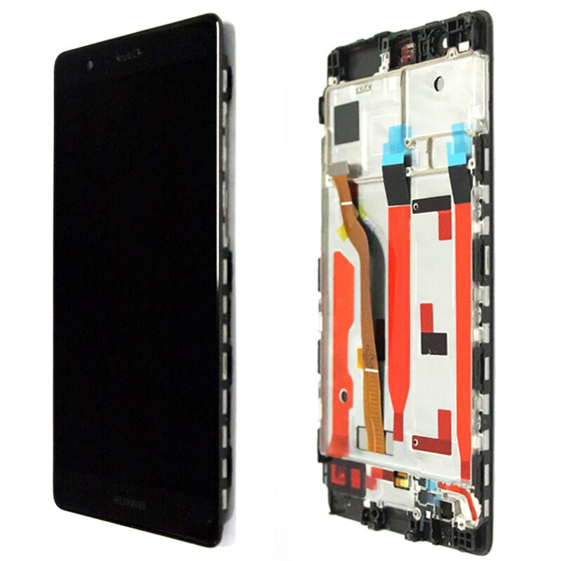 100% Original 5.2&#39;&#39; Display with Frame for Huawei P9 EVA-L09 EVA-L19 LCD Touch Screen Digitizer Assembly Repair Parts