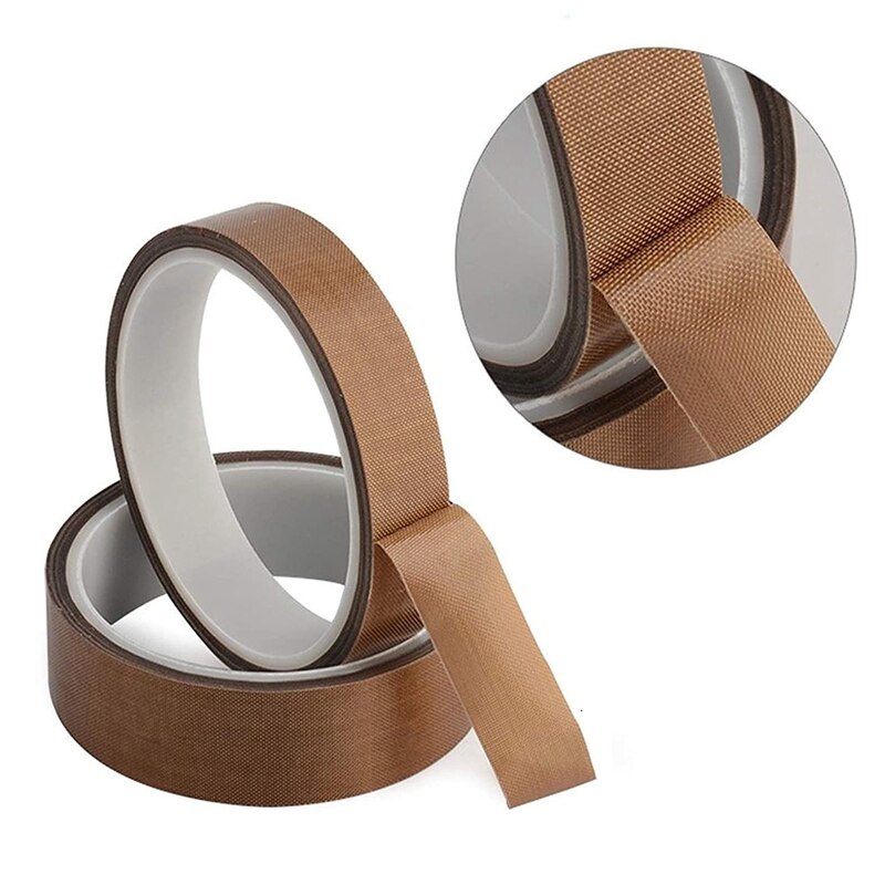 2 Roll Teflon Tape/PTFE Tape for Vacuum Sealer Machine,Hand and Impulse Sealers (19mm x 10M)