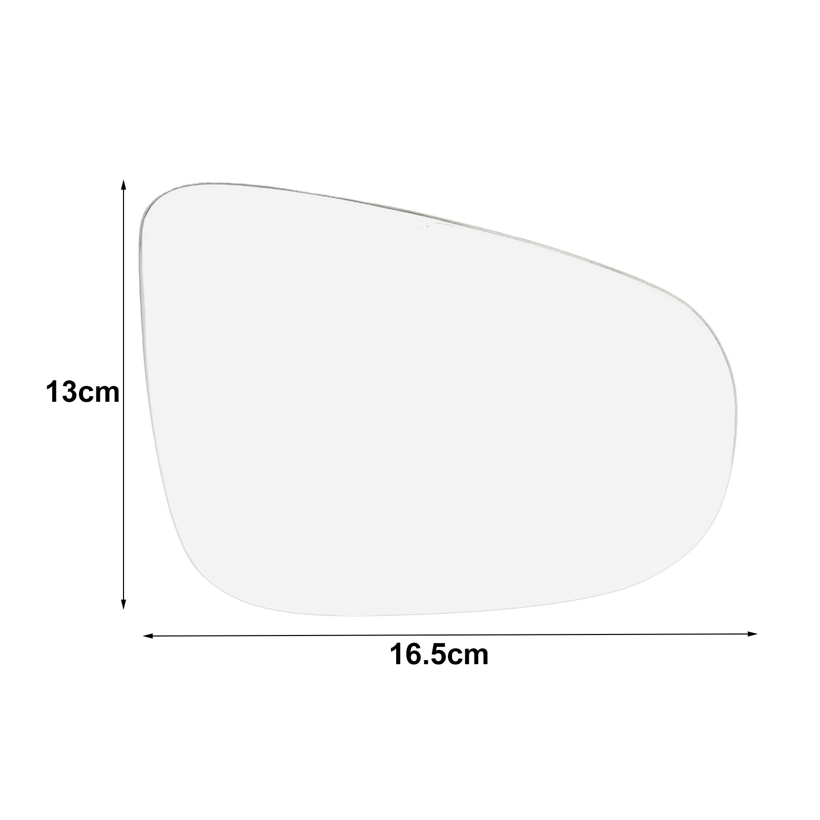 Para VW Golf GTI 6 MK6 espejo retrovisor lateral de coche cristal calefactable duradero espejo calefactor vidrio parte Exterior gran angular