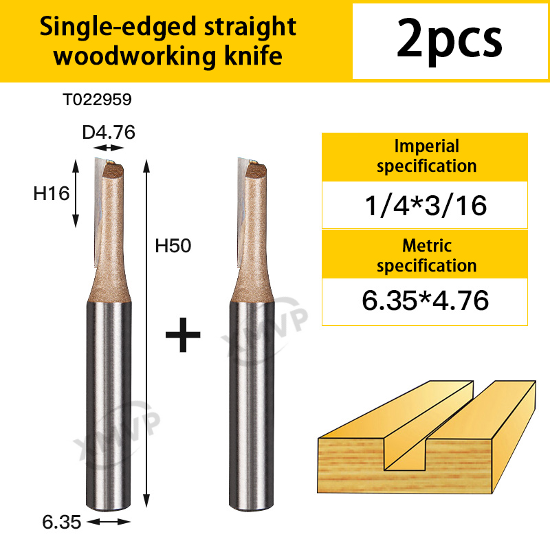 Fresa para carpintería con cuchillo recto de doble filo extendido, cabezal de herramienta para máquina de grabado y recorte, máquina de torno: 30 mm