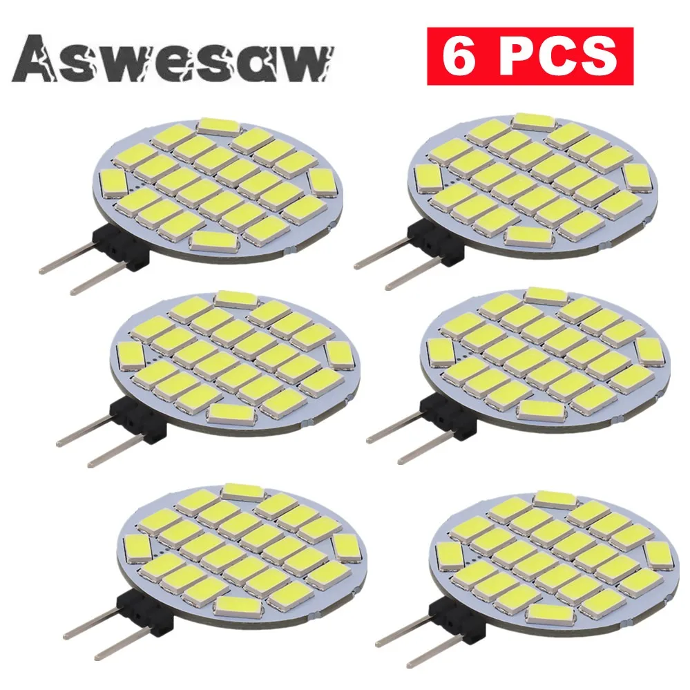 G4 LED Ronde Afzuigkap Lamp 12 V SMD5370 24 Led LED Boot Licht Wit/Warm Wit Gloeilamp vervangen Halogeenlamp Hoge helderheid