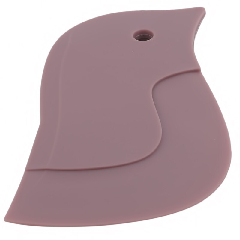 Kitchen Cleaning Tool Baking Soft Scraper Kitchen Baking Tool Multi Function Scraper Oil Plate Scrape: Pink