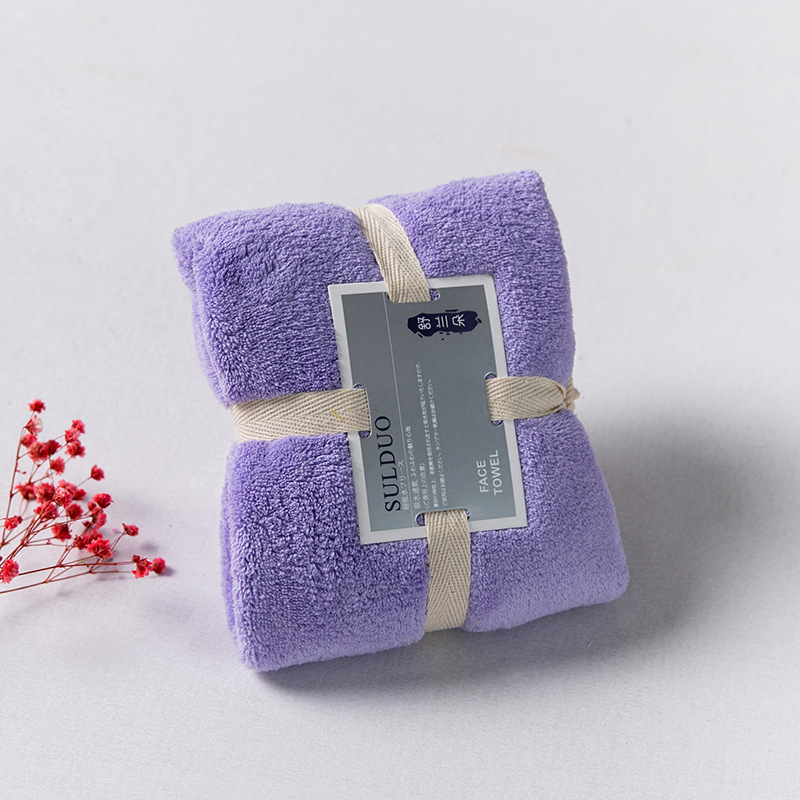 Dikker Microfiber Koraal Fluwelen Droog Haar Handdoek Zachte Super Absorberende Gym Yoga Volwassen Douche Quick Droog Thuis Keuken Gezicht handdoek
