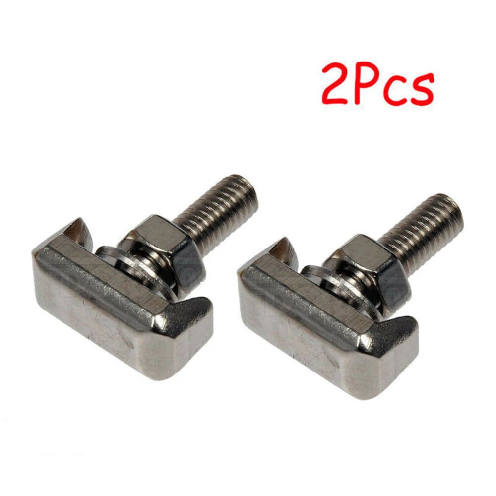 y de , 2 * conectores de terminales de Cable de batería, reemplazo de perno T para coche, acero inoxidable 19116852