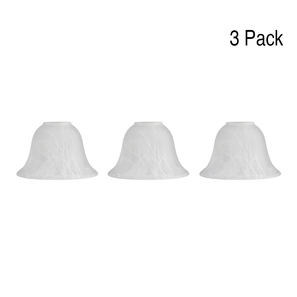 Modern alabaster E27 Frosted white replacement glass lampshade Wall Lamp Ceiling Fan Lights home lighting decoration lampshade: YY-DZ003-3T