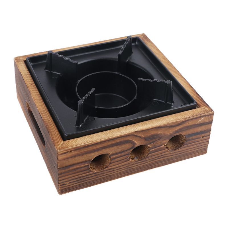 2022 Portable Aluminum alloy square commercial solid alcohol stove household old Dry stew pot