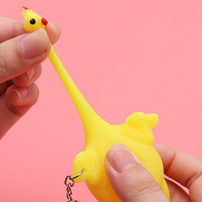Kurczaki zabawka wyciskanie układanie jaj brelok breloki stres uwolnij zabawki najlepsza cena