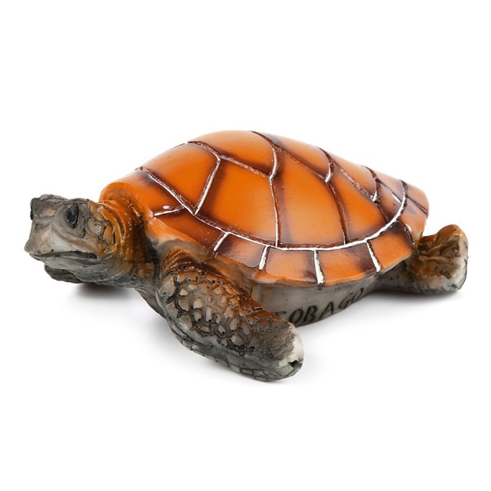 2pcs Resin Tortoise Underwater Aquarium Landscape Ornament Fish Tank Decorative Turtle