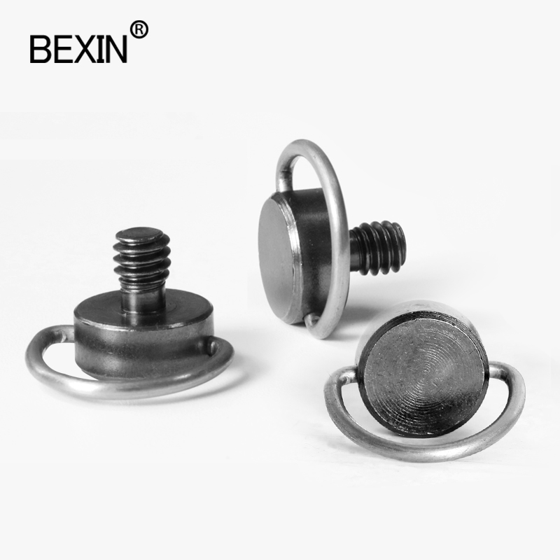 BEXIN Digital camera screw D ring 1/4 inch camera mount screw quick release screw for dslr camera Tripod monopod