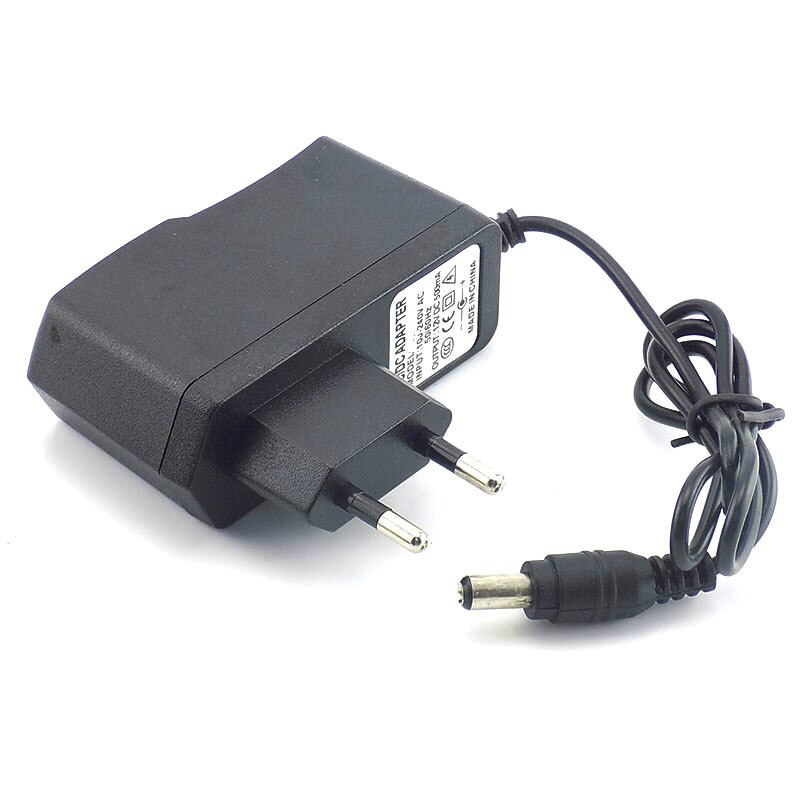 500ma stroomomvormer voedingsadapter ac naar  dc 12v 0.5a voeding us eu stekker schakelaar 5.5mm x 2.1mm voor stripverlichting 100-240v