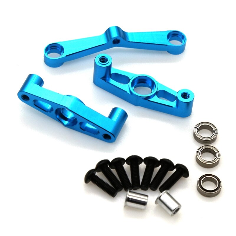 Metalen Stuurinrichting Met Lager Voor Tamiya TT02 TT-02 1/10 Rc Car Upgrade Onderdelen