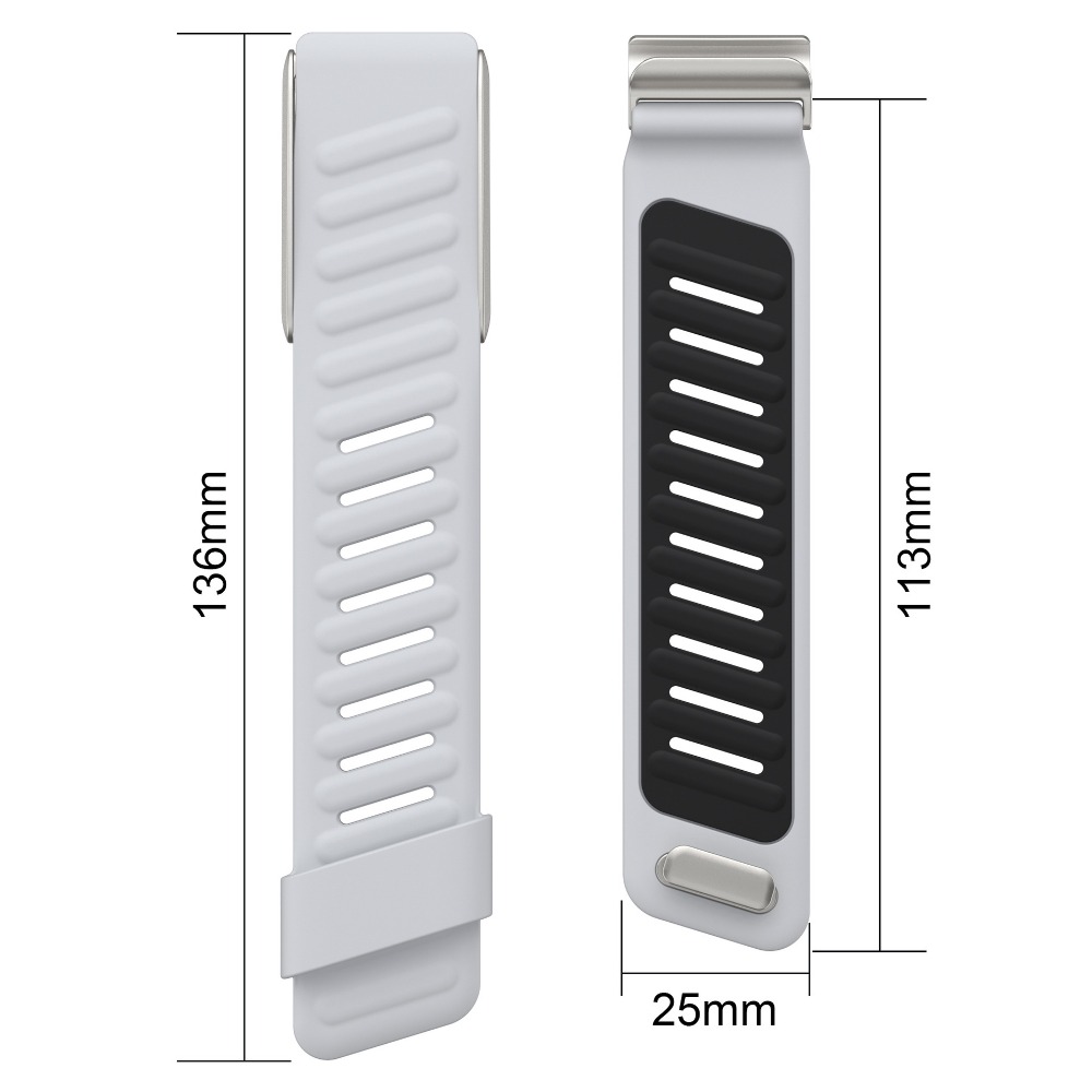 Polsband Soft-Touch siliconen Waterdicht en zweetbestendig Verstelbare riem Compatibel voor WHOOP 4.0 hartslagmeter