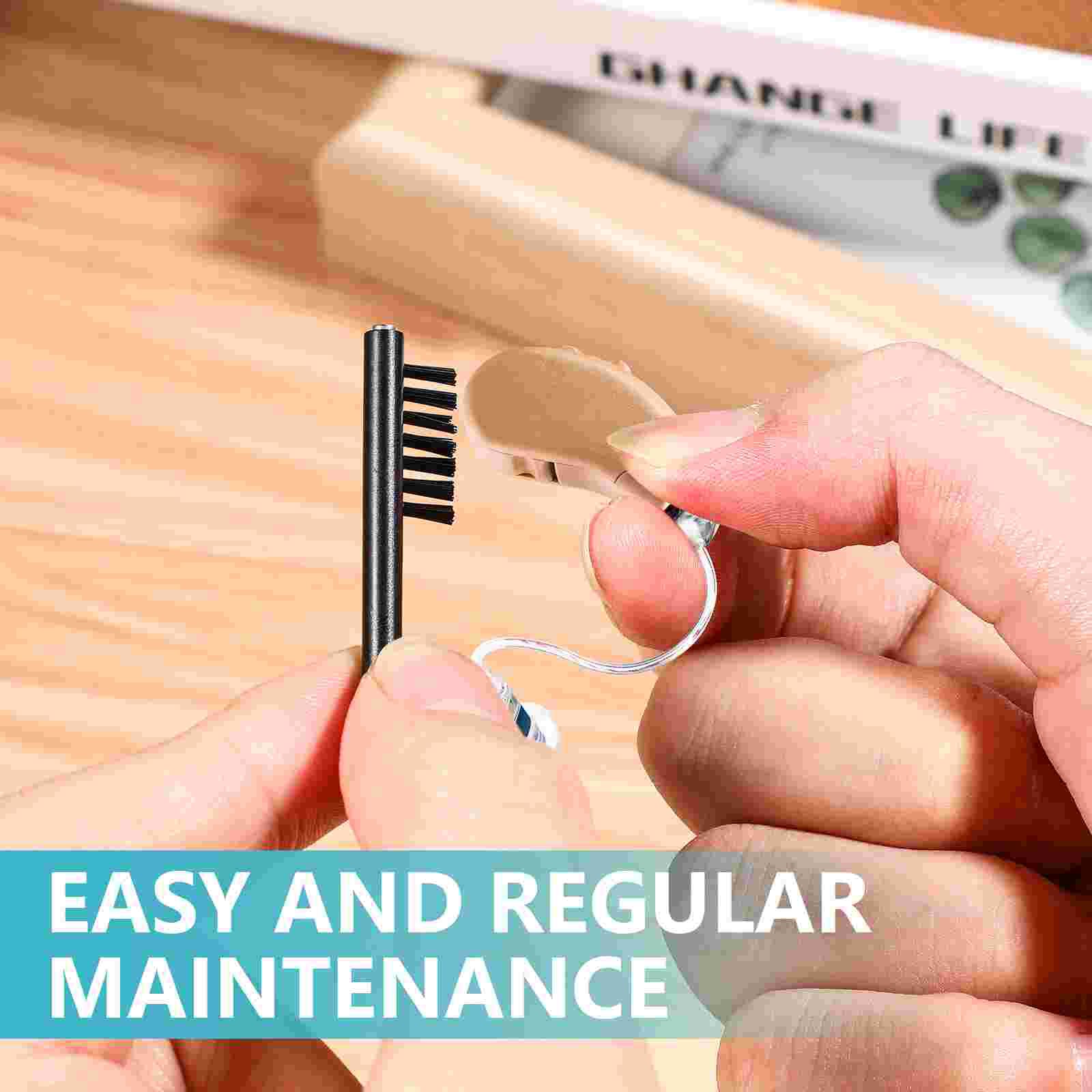 ULTECHNOVO 1 Set Hearing Aid Cleaning Rods Brushes... Grandado