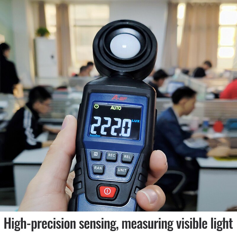 A-BF Digital Photometer Illuminometer Max Min Brightness Tester Luxmeter Photography Lighting Test Flow Light Meter Lux Fc Test