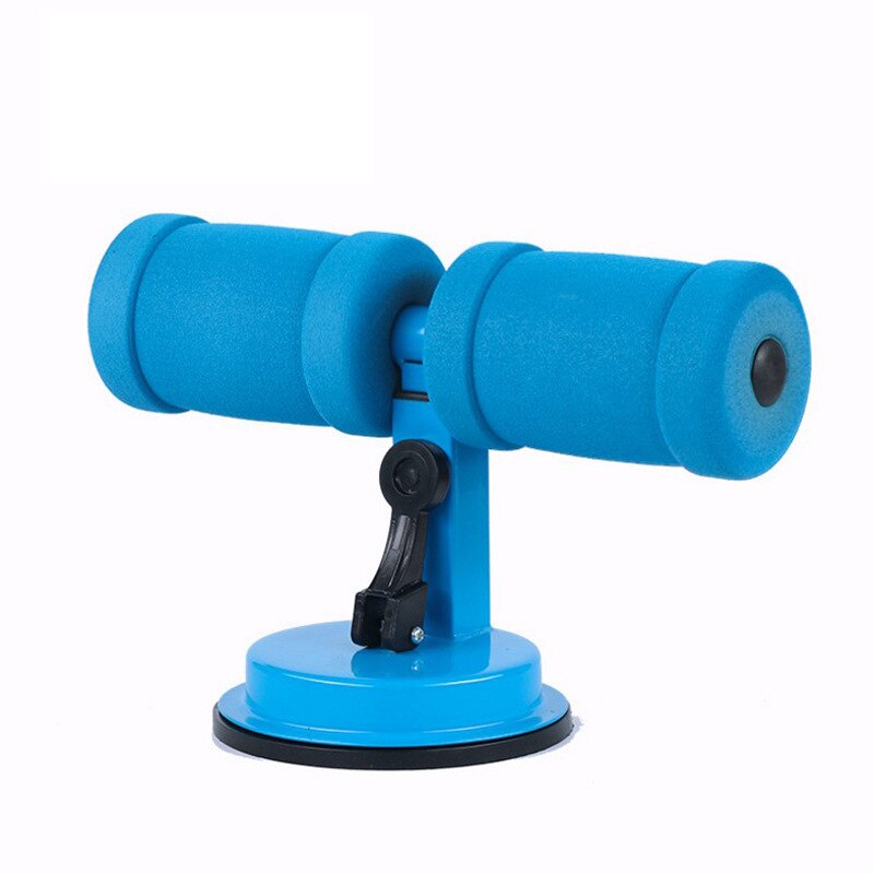 Treinamento muscular sentar-se barras suporte abdominal núcleo fitness sentar-se barra antiderrapante fundo seguro esponja design acolchoado situp assist bar: Azul