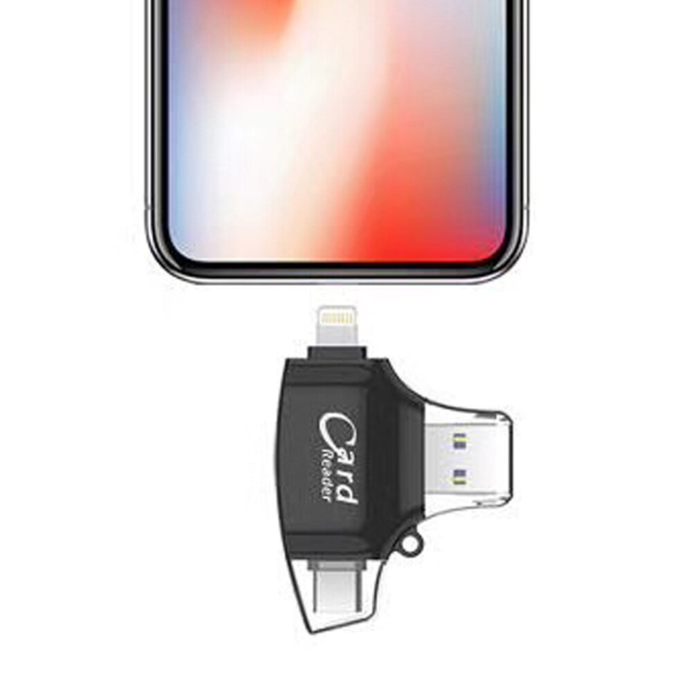 Lecteur de carte OTG lecteur de carte universel pour ordinateur et téléphone portable lecteur de carte TF carte sécurisée caméra de carte mémoire numérique