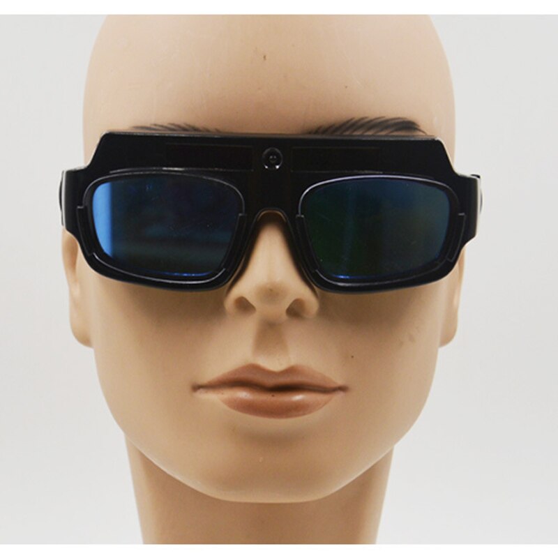 Automatic Dimming Welding Glasses Anti-Glare Goggles Argon Arc Solar Powered Ultraviolet-proof Soldering Eyeglass