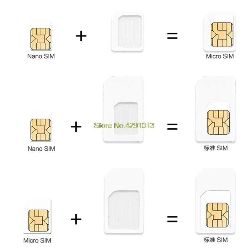 4 in 1 konvertera nano sim-kort till mikrostandardadapter för iphone för samsung 4g lte usb trådlös routerstöd