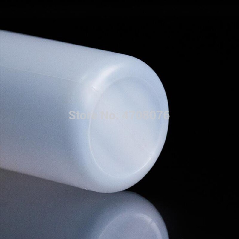 Pe lab reagensflaske med skalamærke plastprøveflaske med skruehætte smal mund rundt til kemisk test 60ml 10 stk / pakke