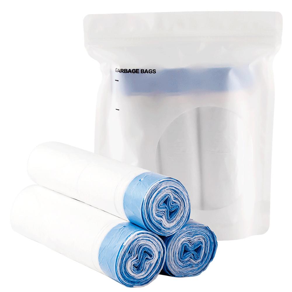 Koti keittiö kylpyhuone köysivetävä roskapussi erittäin paksu muovinen kiristysnyörillinen roskapussi kaksoisauma tiivis vahva roskapussi: Default Title