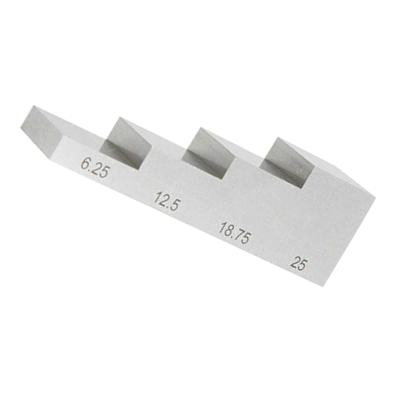 4 Step Test Block Stainless Steel Calibration Block UT Block Thickness Step Wedge Ultrasonic Test Block 6.25-25mm