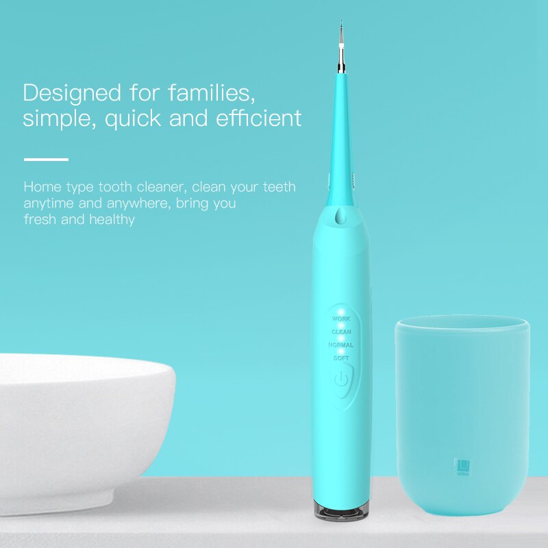 Détartreur dentaire à ultrasons seconde génération Portable électrique taches de dents tartre nettoyant blanchir les dents enlever les irrigateurs oraux